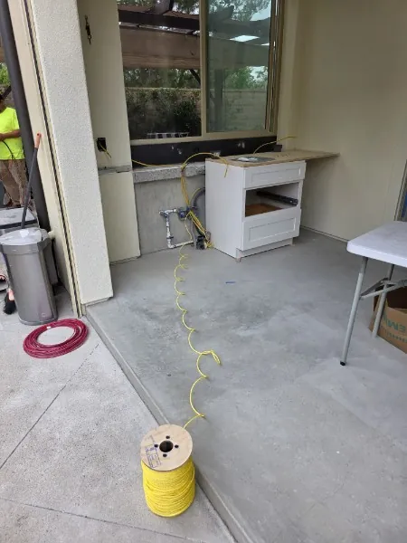 EMT conduit run-out